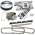 Summit Racing 03-0163 - Summit Racing® Intake Manifold, Carburetor, and Air Cleaner Value Packs