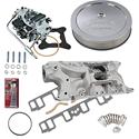 Summit Racing 03-0202 - Summit Racing® Intake Manifold, Carburetor, and Air Cleaner Pro Packs