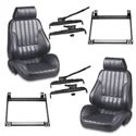 Summit Racing 27-0004 - Summit Racing® Seat and Seat Bracket Pro Packs