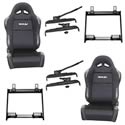 Summit Racing 27-0013 - Summit Racing® Seat and Seat Bracket Pro Packs