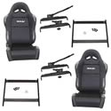 Summit Racing 27-0014 - Summit Racing® Seat and Seat Bracket Pro Packs