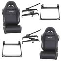 Summit Racing 27-0017 - Summit Racing® Seat and Seat Bracket Pro Packs
