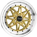 Drag Wheels DR-20 Gold Wheels