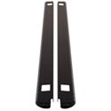 Dee Zee 11992B - Dee Zee Black Tread Wrap Side Bed Caps