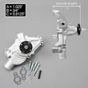 Edelbrock 8812 - Edelbrock Victor Series Mechanical Water Pumps