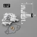 Edelbrock 8843 - Edelbrock Victor Series Mechanical Water Pumps