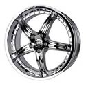 Enkei 4378806540CP - Enkei LS-5 Chrome Wheels