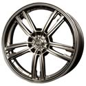 Enkei 4438750245HB - Enkei KLAMP Hyper Black Wheels