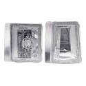 Matrix 09-675 - Matrix Truck-Tek Ultra Clear Diamond Cut Style Corner Lenses