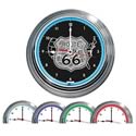 Genuine Hotrod Hardware 23-1B - Genuine Hotrod Hardware® Route 66 Neon Clocks