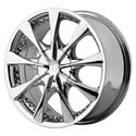 Helo 82767546242 - Helo Series HE827 Chrome Wheels