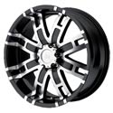 Helo 83578068300 - Helo Series HE835 Black Wheels