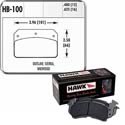 Hawk Performance HB100J-480 - Hawk Performance DR 97 Racing Brake Pads