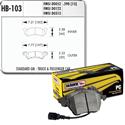 Hawk Performance HB103Z-590 - Hawk Performance Ceramic Brake Pads