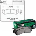 Hawk Performance HB323Y-724 - Hawk Performance LTS Brake Pads