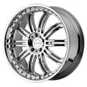 KMC 12728561210D - KMC Series KM127 Dime Chrome Wheels