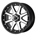 KMC XD 79889068518 - KMC XD798 Addict Gloss Black Machined Wheels