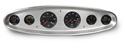 Lokar BDI-9107 - Lokar Billet Aluminum Oval Gauge Panel Dash Inserts