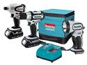 Makita MPLCT300W - Makita 18 V Compact Lithium-Ion Cordless 3-Piece Combo Kits