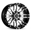 Mamba Wheels M-22181B-25 - Mamba Off-Road Alloys Type M2 Black Wheels