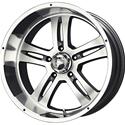 MB Wheels Gunner 5 Anthracite Machined Wheels - SummitRacing.com 