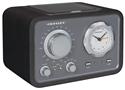 Genuine Hotrod Hardware CR3005A-BK - Genuine Hotrod Hardware® Crosley Duet AM/FM Alarm Clock Radios