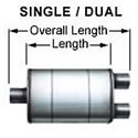 MagnaFlow XL 3 Chamber Mufflers
