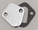 Mr. Gasket 1516 - Mr. Gasket Chrome Fuel Pump Block-Off Plates