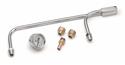 Mr. Gasket 1576 - Mr. Gasket Chrome Plated Fuel Lines for Demon Carburetors