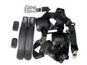 Morris Classic Concepts MCSB1-8-BK - Morris Classic Concepts 3-Point Retractable Seat Belts