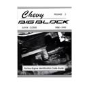 MSA-1 2222 - MSA-1 Chevy Big Block Suffix Codes,1958-1999