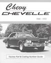 MSA-1 2411 - MSA-1 Chevy Chevelle Factory Part & Casting Number Guide 1964-1972