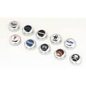 Genuine Hotrod Hardware LSC70046 - Genuine Hotrod Hardware® License Plate Frame Caps