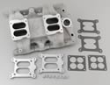 Offenhauser 360 Degree Dual Quad Low-Rise Intake Manifolds