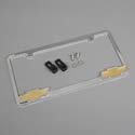 Pilot Automotive WLO11-C - Pilot Automotive Chrome Logo License Plate Frames
