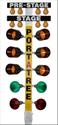 Portatree Timing Systems 3100LED - Portatree Full Size Practice Trees