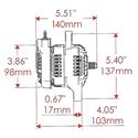 Powermaster 8162 - Powermaster Race Alternators