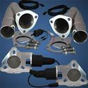 Quick Time Performance QTEC45CP - Quick Time Performance Electric Exhaust Cutouts
