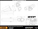Quick Time Performance QTEC50CP - Quick Time Performance Electric Exhaust Cutouts
