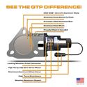 Quick Time Performance QTEC70CP - Quick Time Performance Electric Exhaust Cutouts