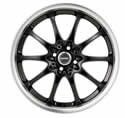 Riax Wheels RX108177017 - Riax Seca Series Black Wheels