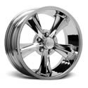 Rocket Racing Wheels R14-886147 - Rocket Racing Booster Chrome Wheels