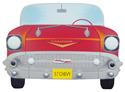Genuine Hotrod Hardware 4910-141 - Genuine Hotrod Hardware® '57 Bel Air Coat Racks