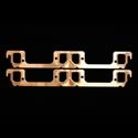 SCE Gaskets 4169 - SCE Pro Copper Embossed Exhaust Gaskets