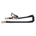 Simpson Racing 35009BK - Simpson Axle Ratchet Tie-Downs with D-Rings