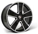 SLP Performance 81055 - SLP Performance Camaro Gloss Black Wheels with Machined Face