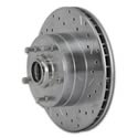 Stainless Steel Brakes Big Bite Cross-Drilled Brake Rotors