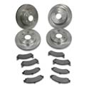 Stainless Steel Brakes A2351019 - Stainless Steel Brakes Short Stop Slotted Rotor Upgrade Kits
