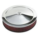 Summit Racing SUM-239433 - Summit Racing® Chrome Air Cleaners with Reusable Filters