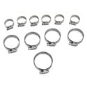 Summit Racing SUM-390500 - Summit Racing® Stainless Steel Hose Clamp Kits